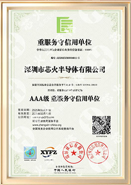 AAA级重服务守信用单位